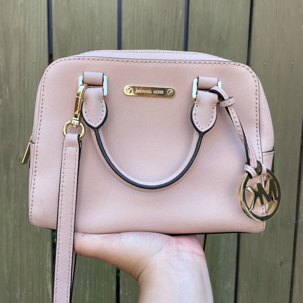 Michael Kors baby pink mini bag